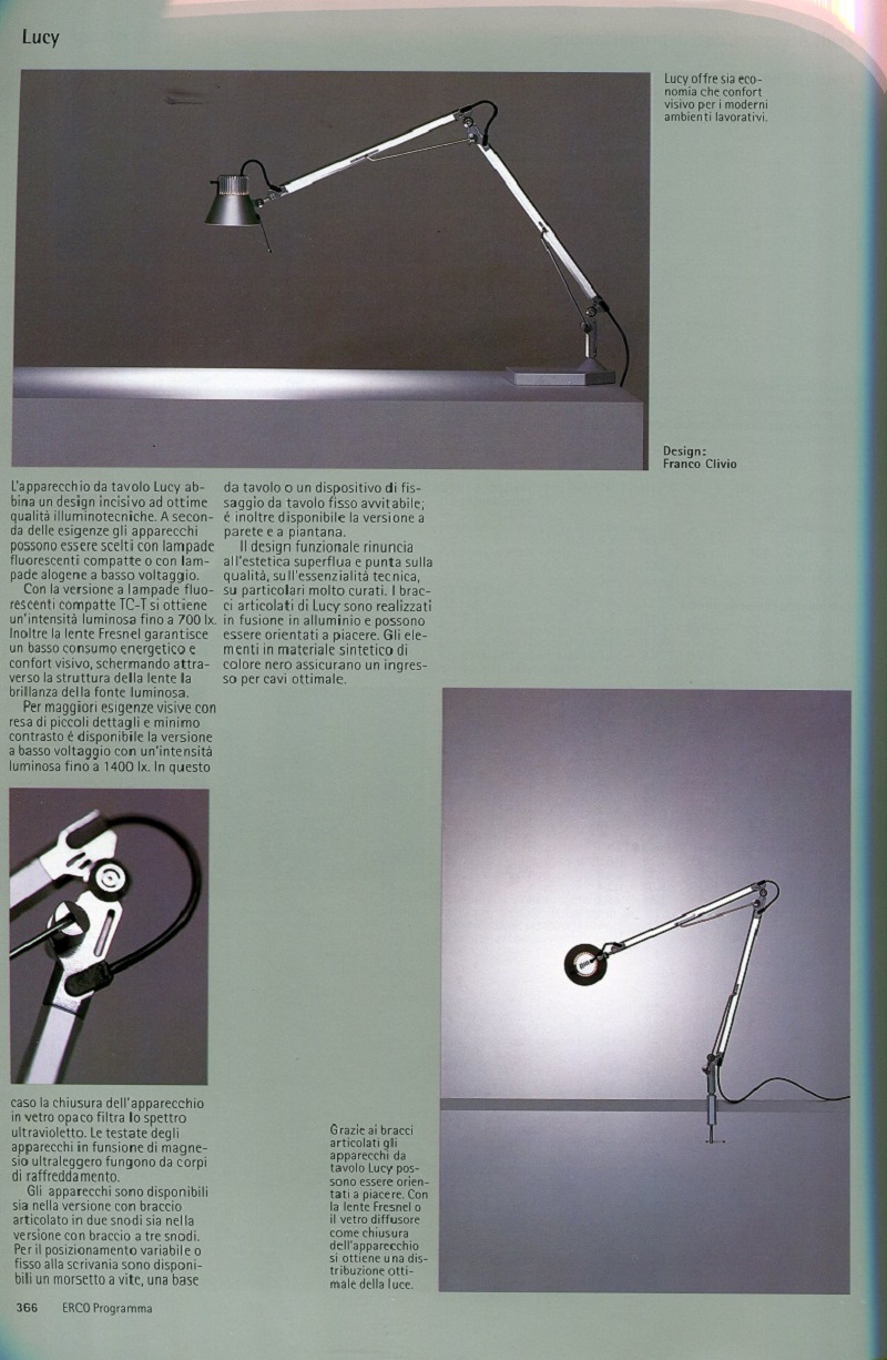 Idealux ERCO Lucy Table Catalogue
